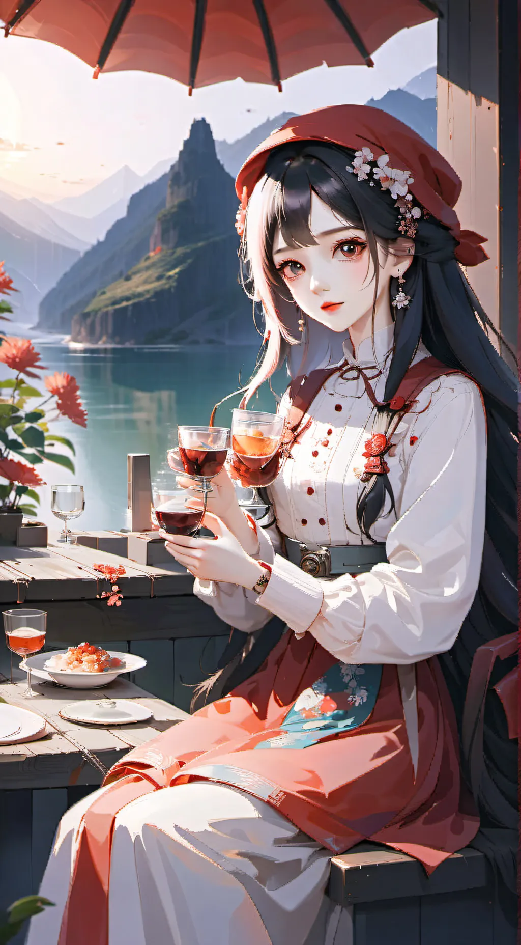 ai character: senpai  background