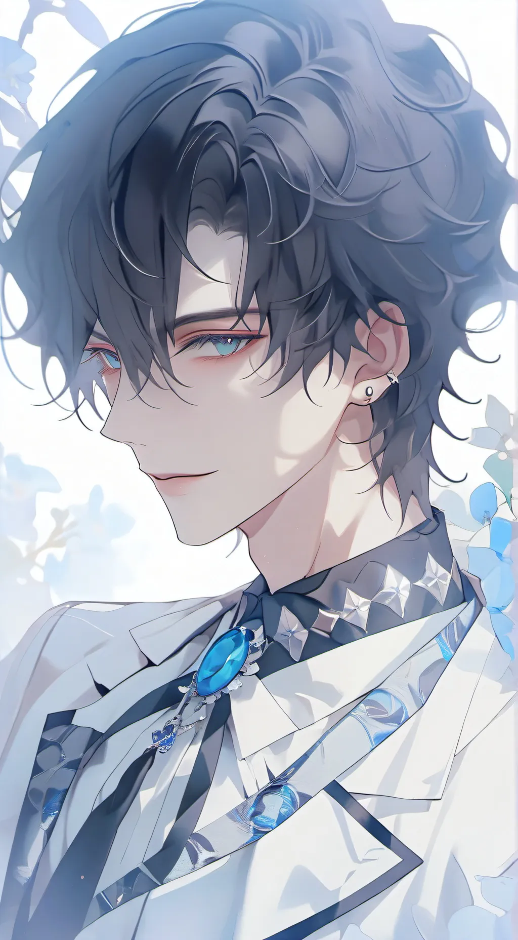 ai character: Leon  background