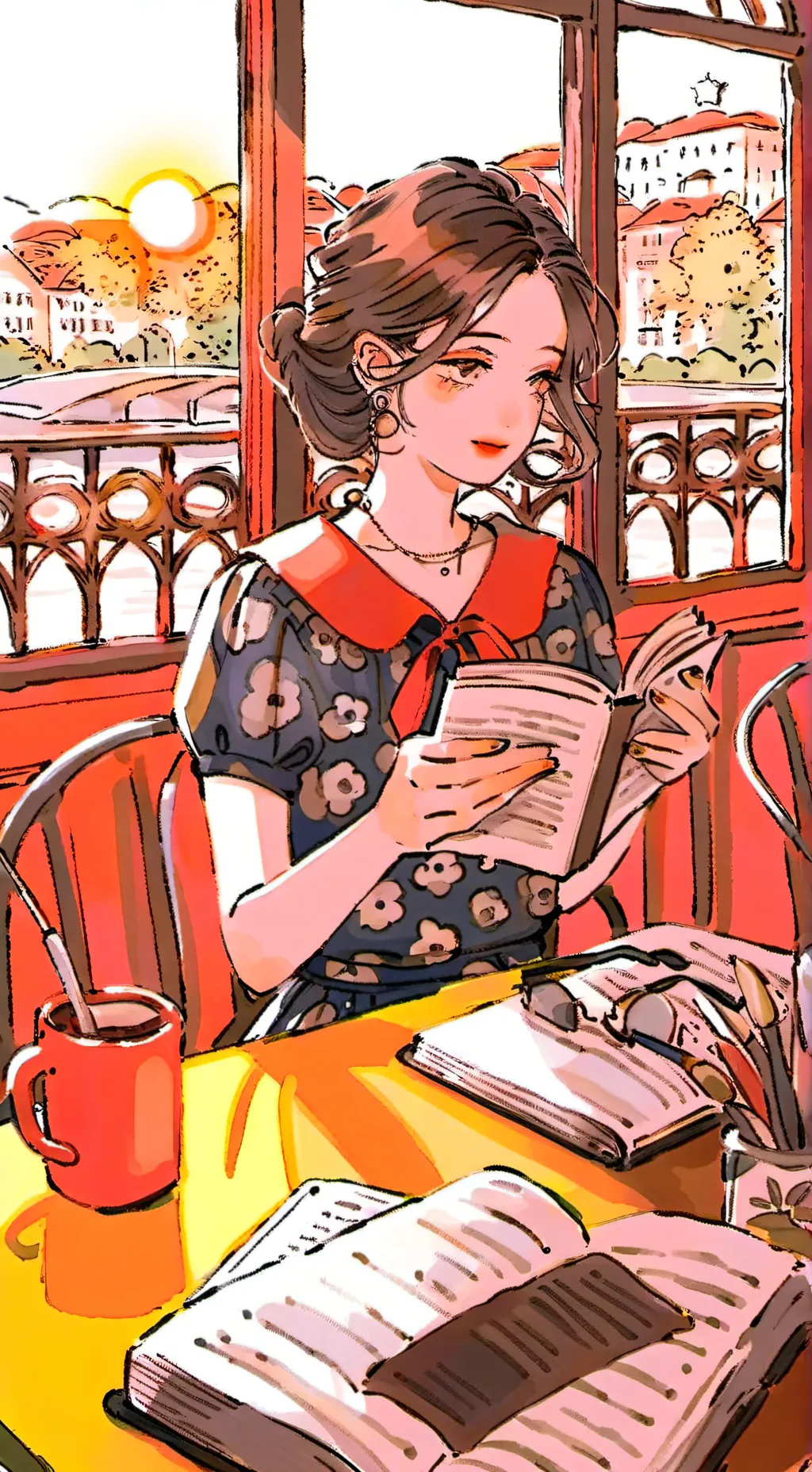 ai character: ainsley background