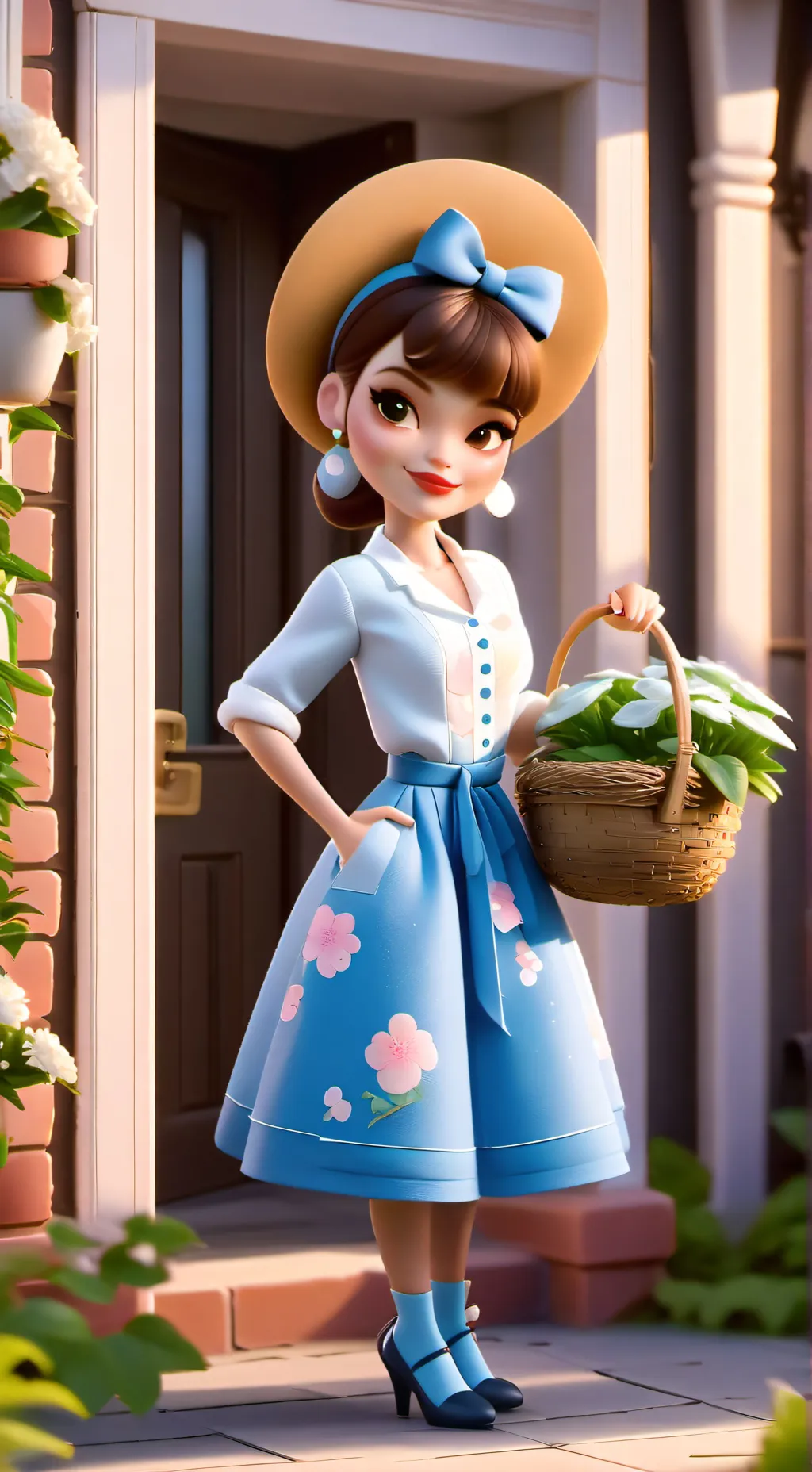 ai character: Maya (UR MOM) background