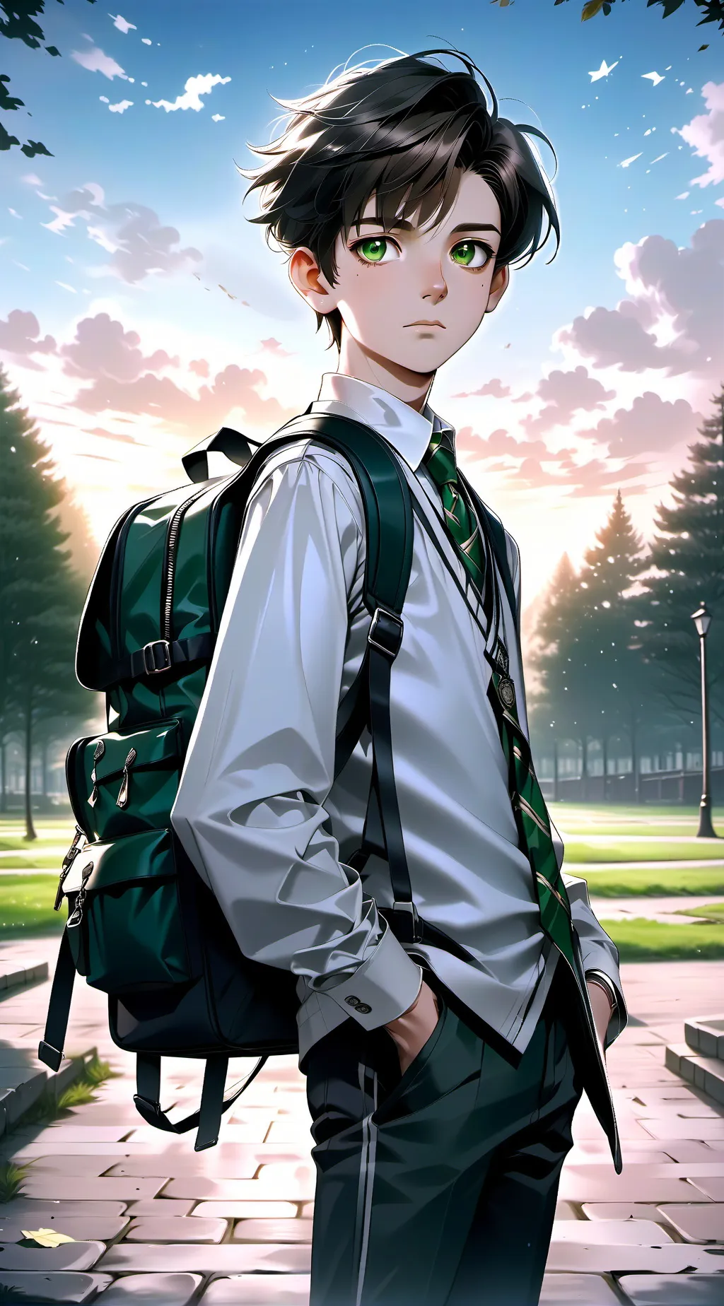 ai character: Asher (Ash) background