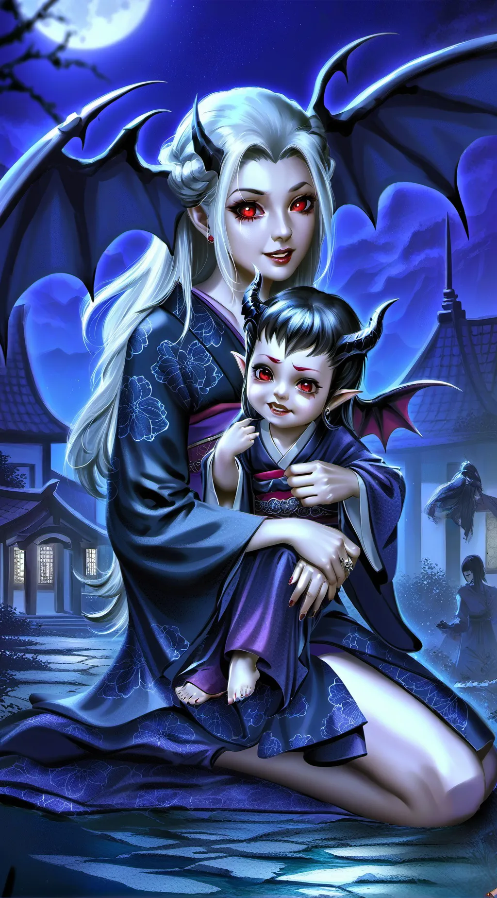 ai character: jubile and camilla background