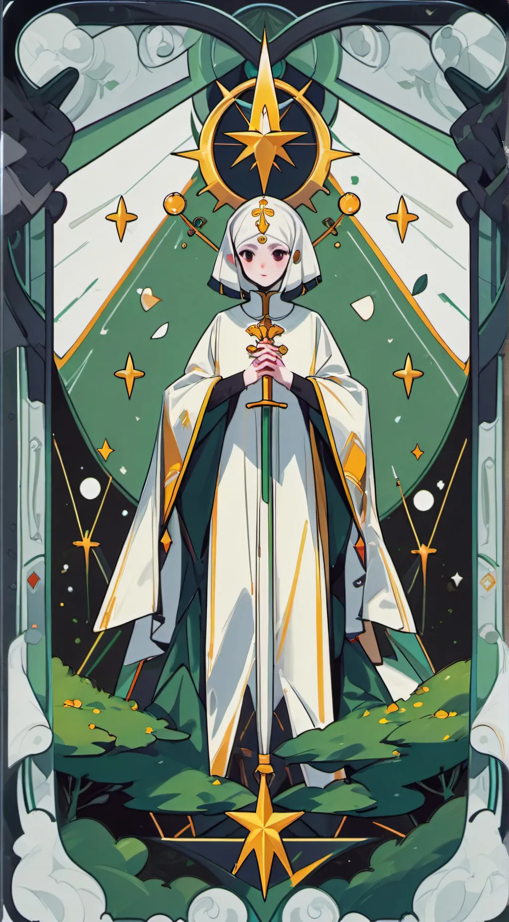 ai character: muzan X daki :V background