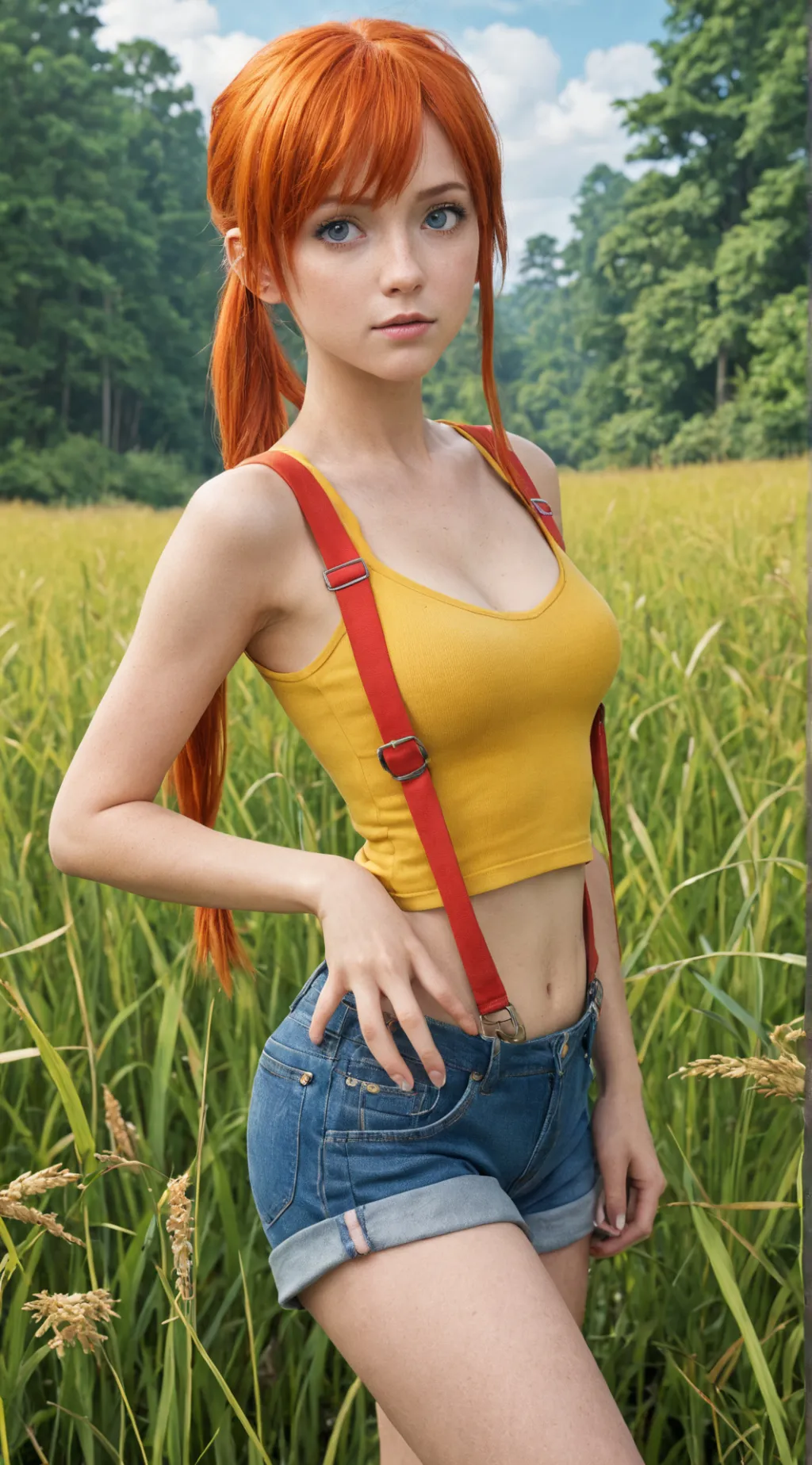 ai character: Misty background