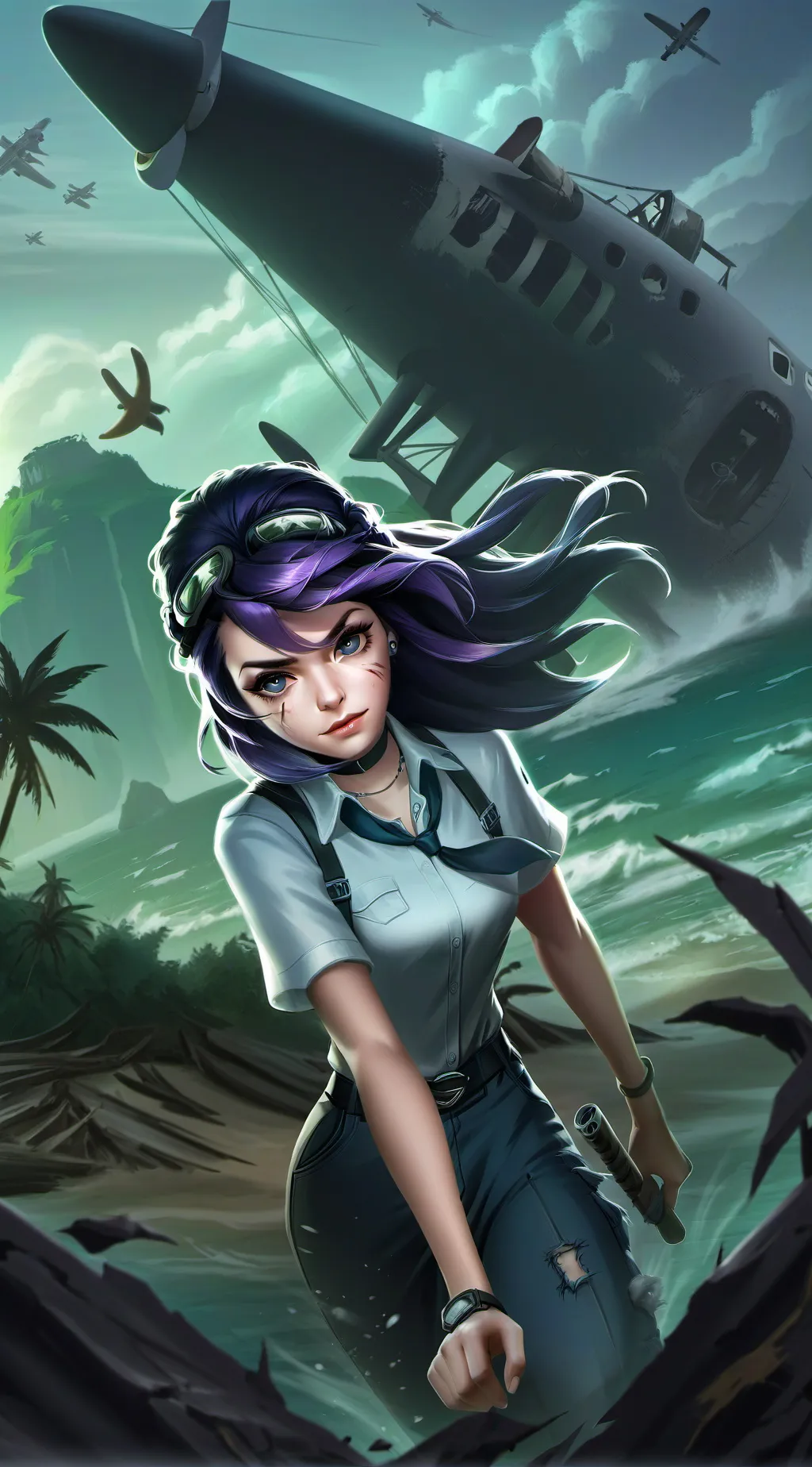 ai character: angela background