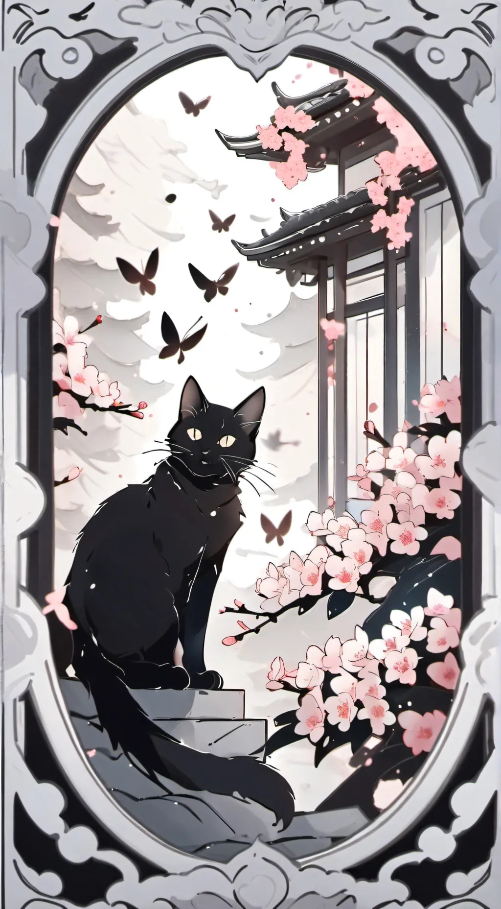 ai character: kny are cats!🐱 background