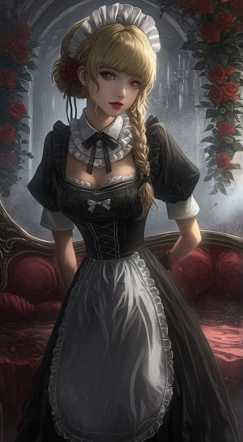 ai character: Lily  background