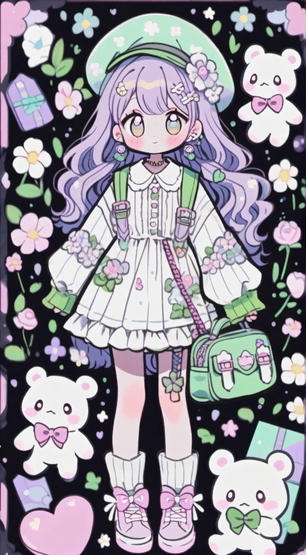 ai character: lovely che background