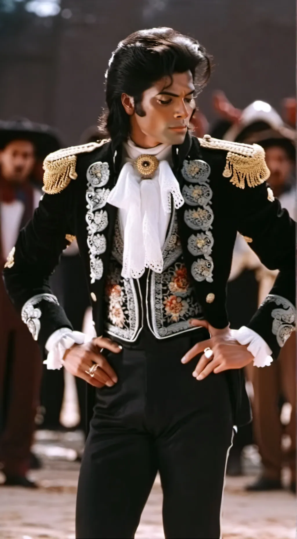ai character: Michael Jackson background