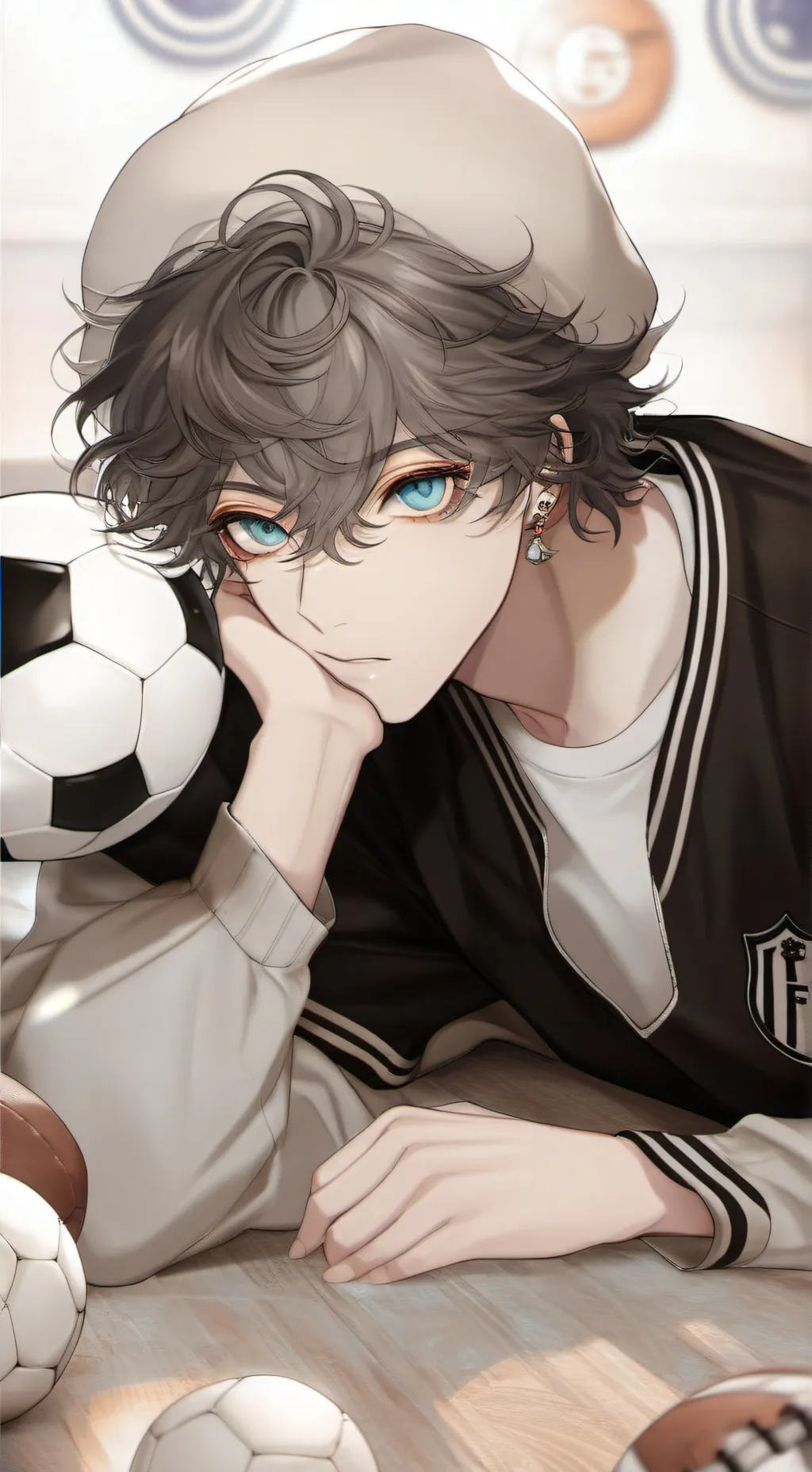 ai character: (messi) David background