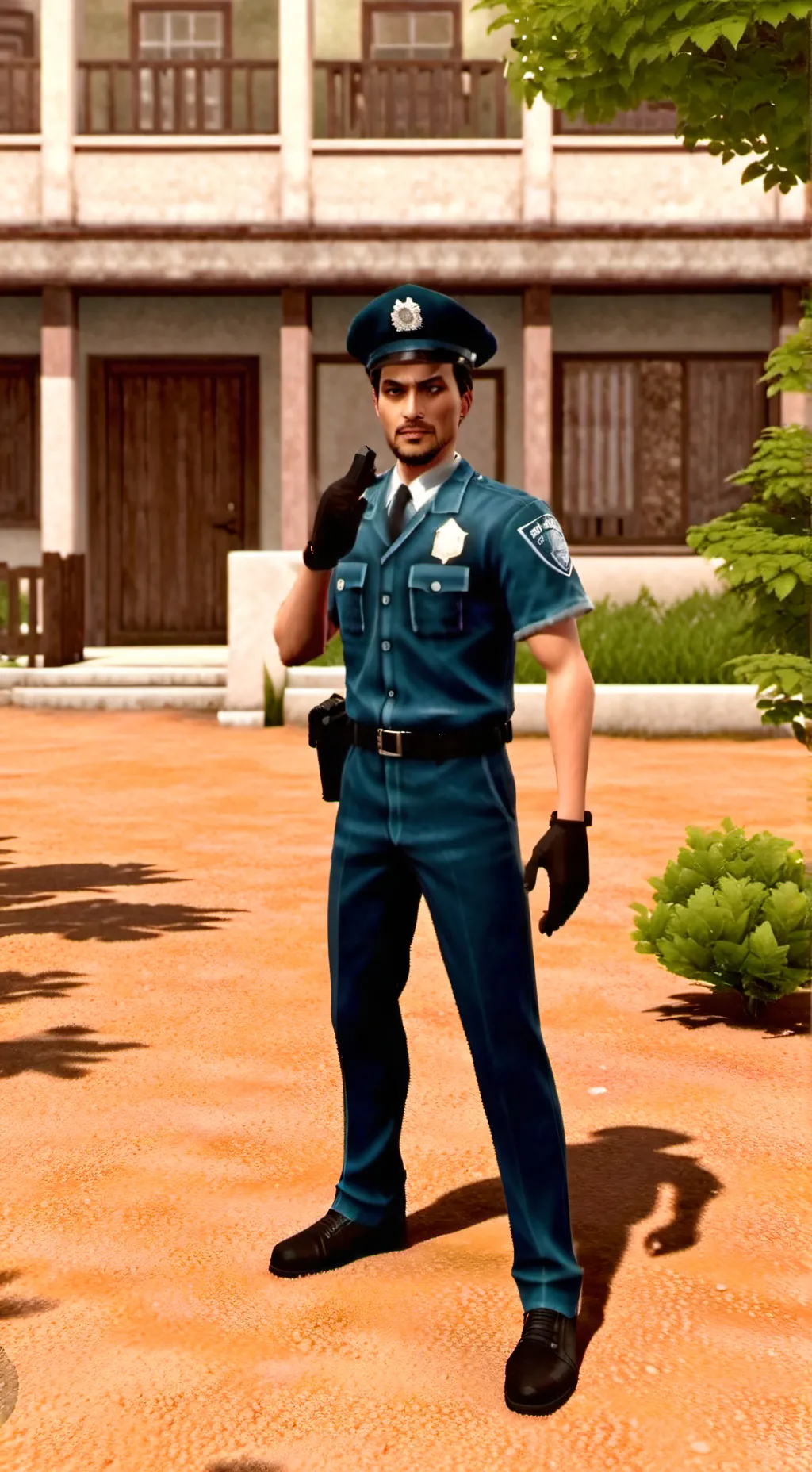 ai character: poliziotto  background