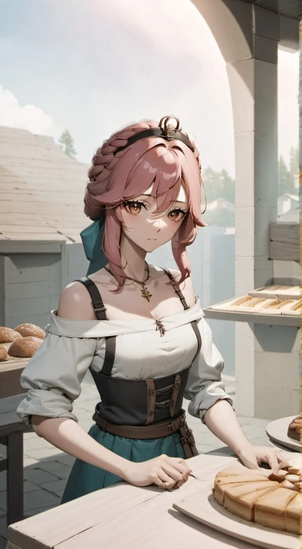 ai character: Rosa background