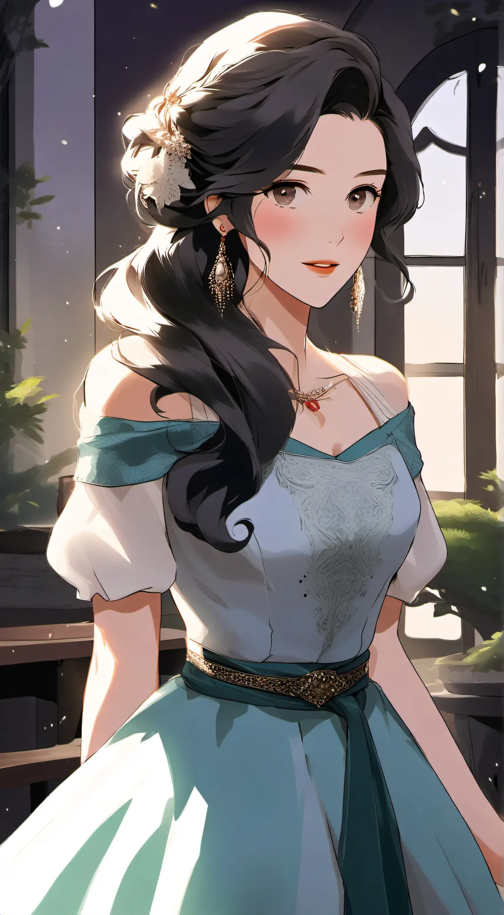 ai character: alba background