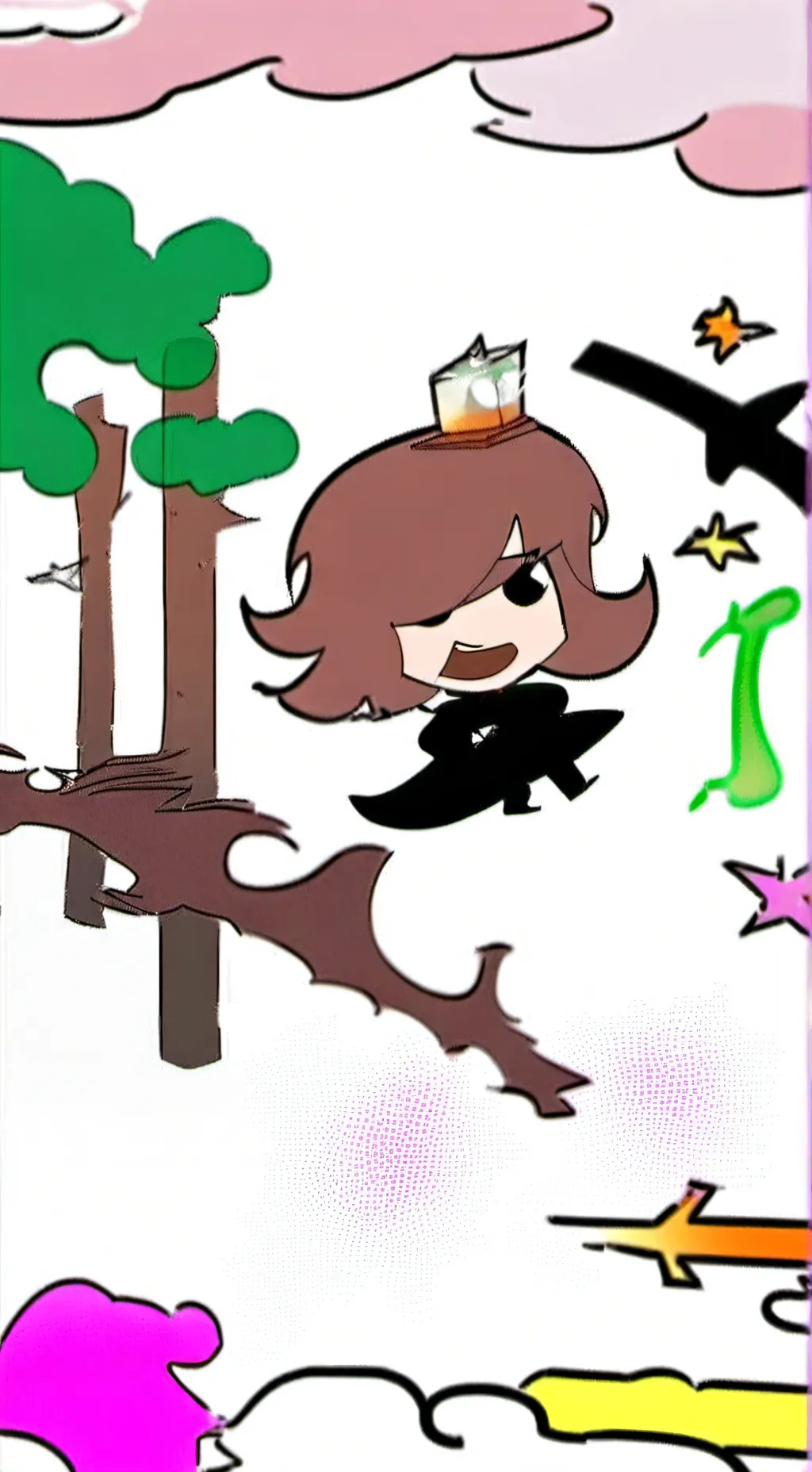 ai character:  cosmo background