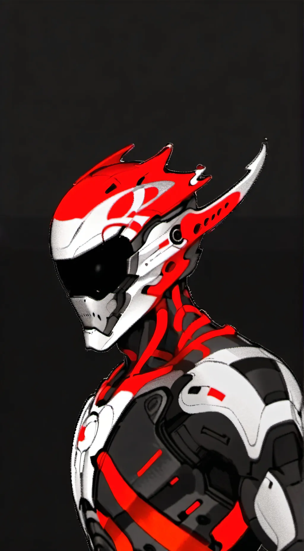 ai character: smooke background