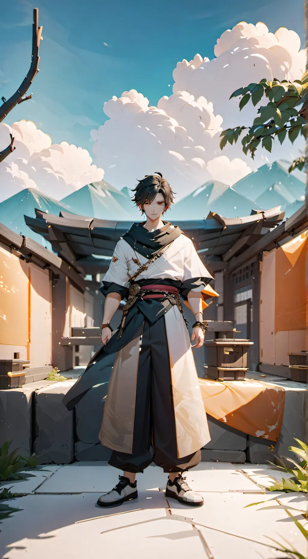 ai character: marcos🤑 background