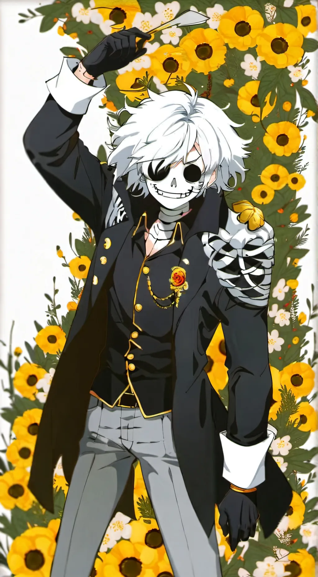 ai character: JoJo Sans background