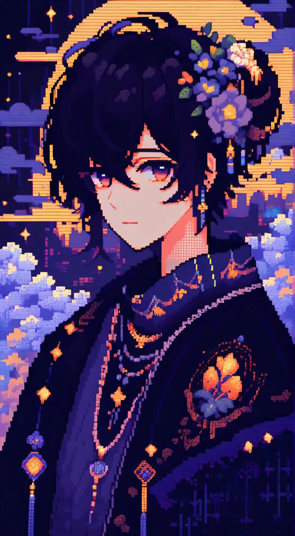 ai character: парень background