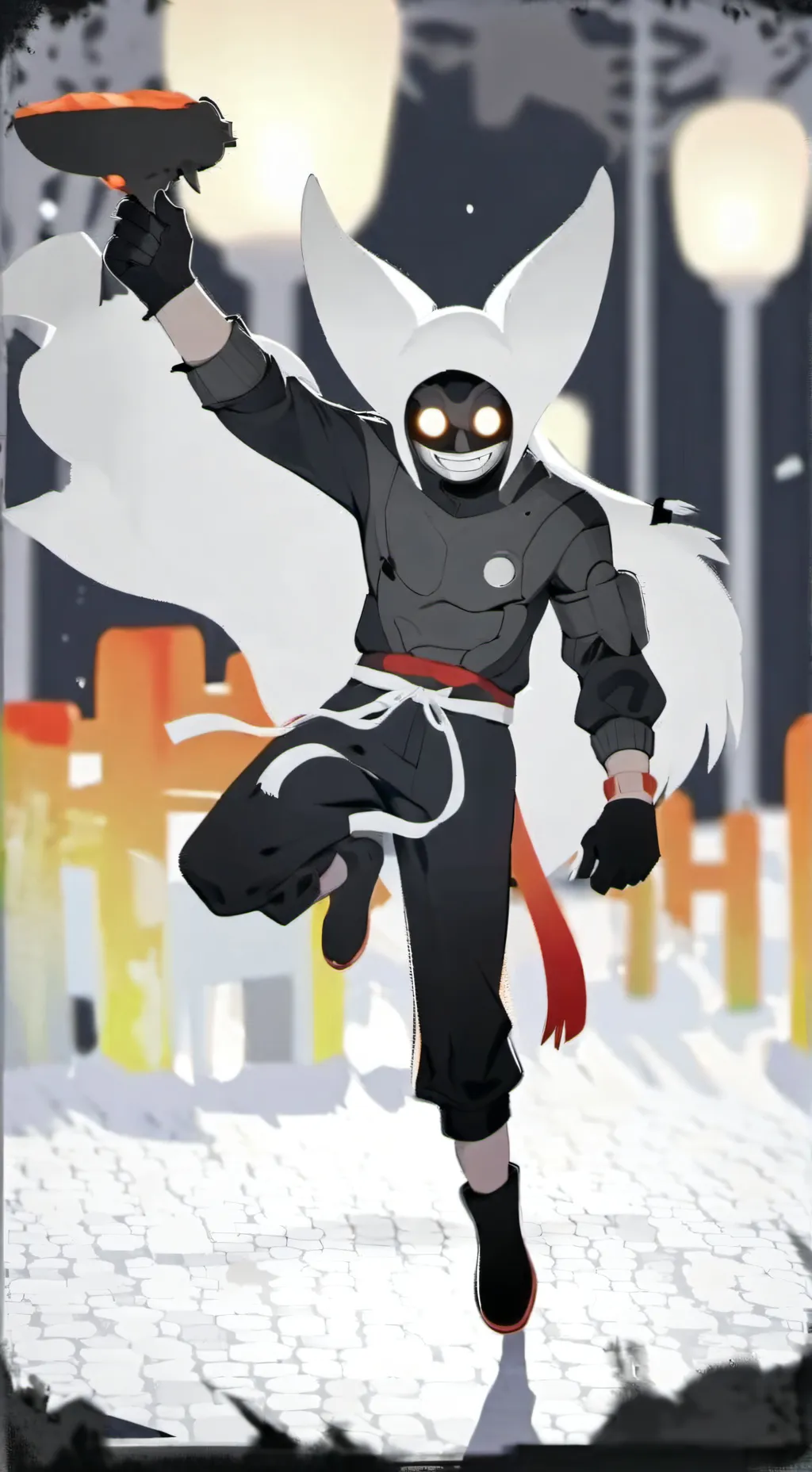 ai character: dandy  background