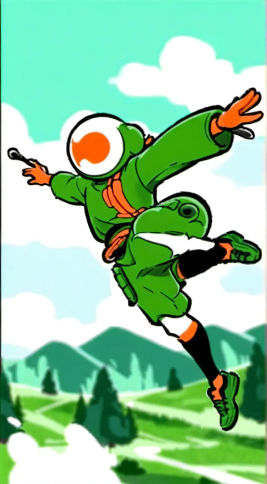 ai character: x-t-d background