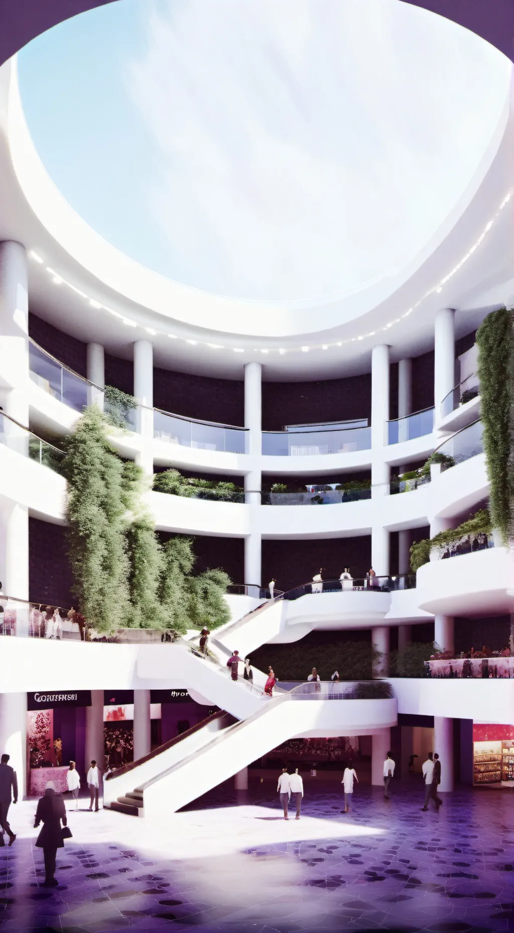 ai character: Algebra - mall?! background