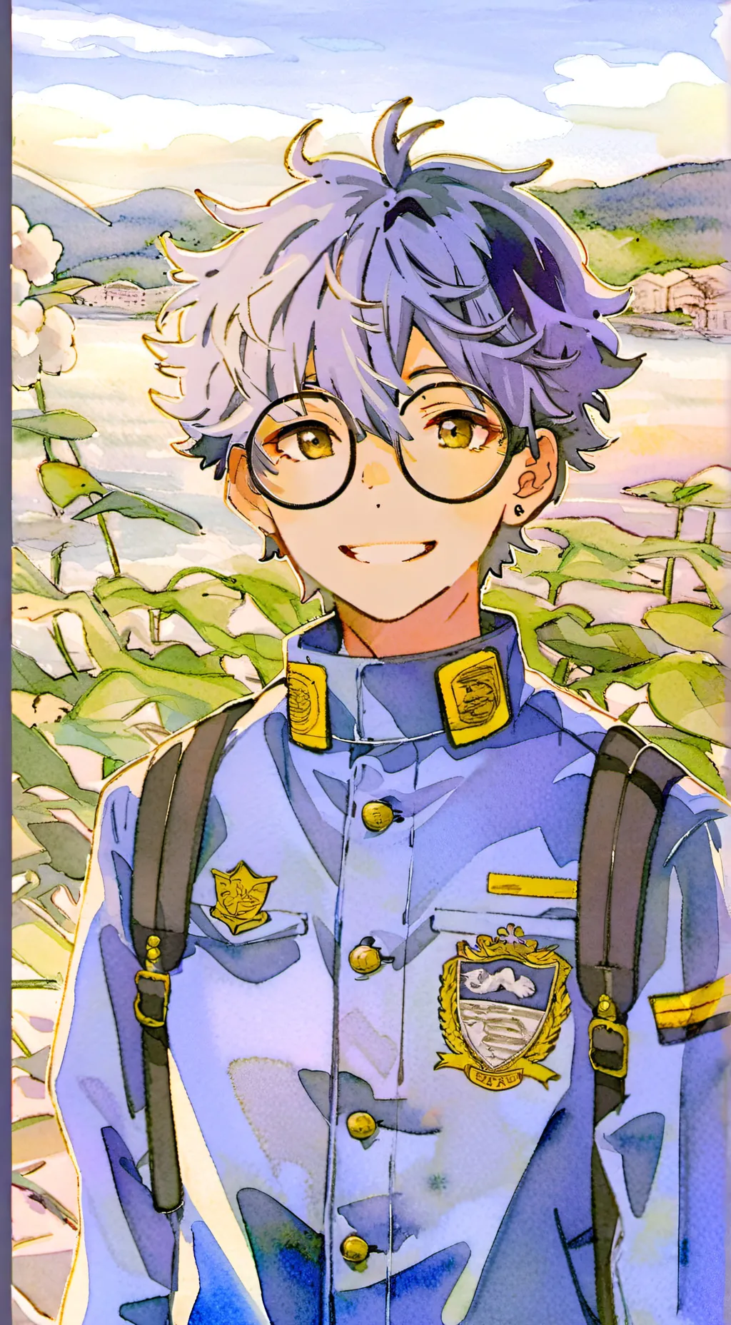 ai character: Oliver  background