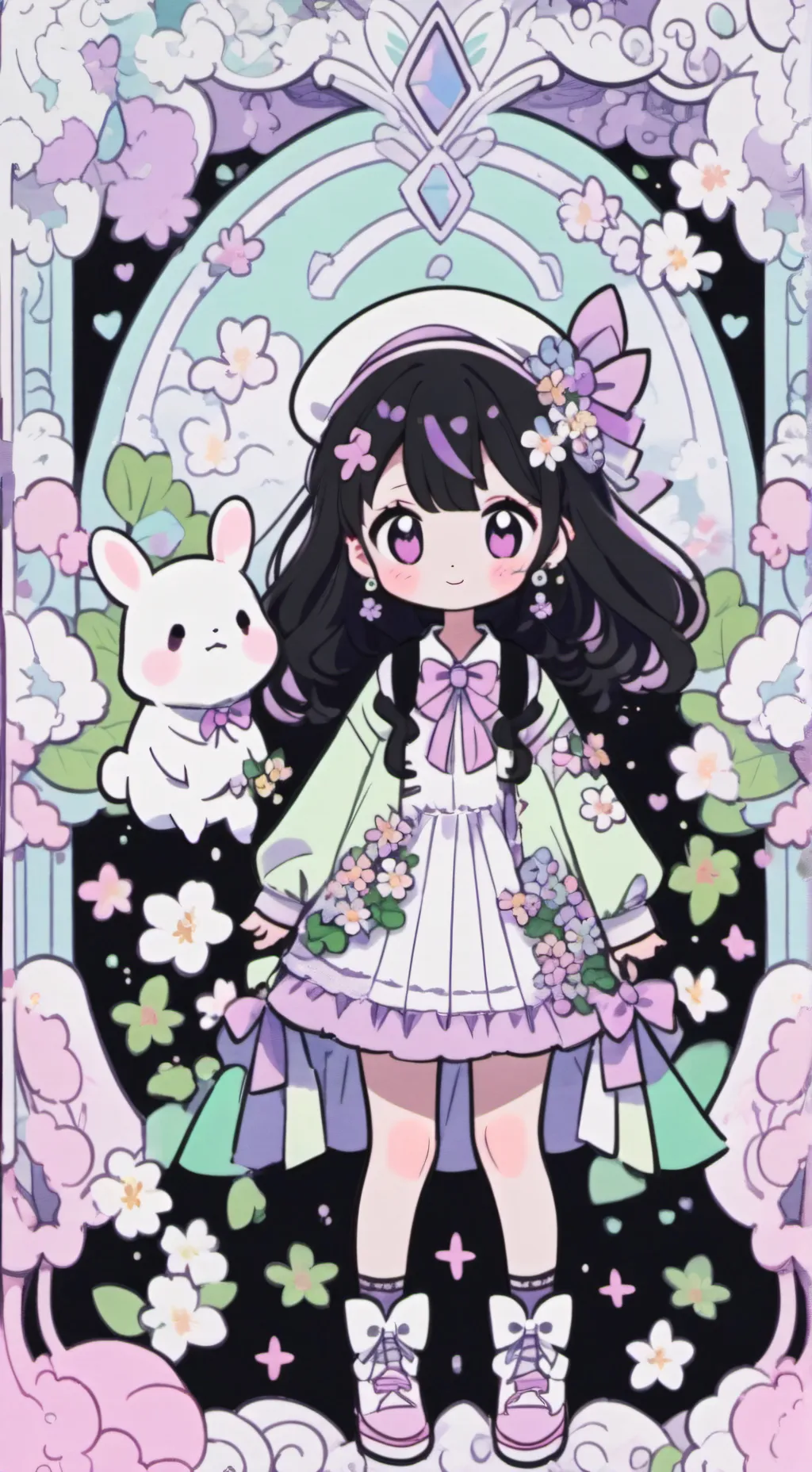 ai character: irmã Ana Clara  background