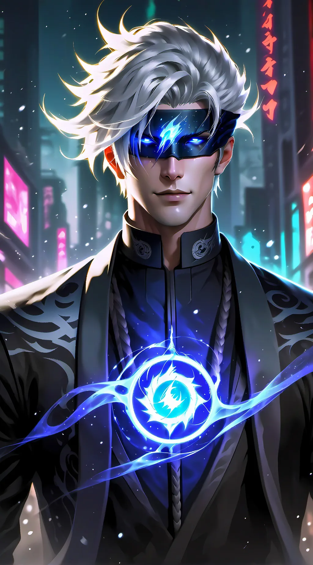 ai character: Gojo Satoru background