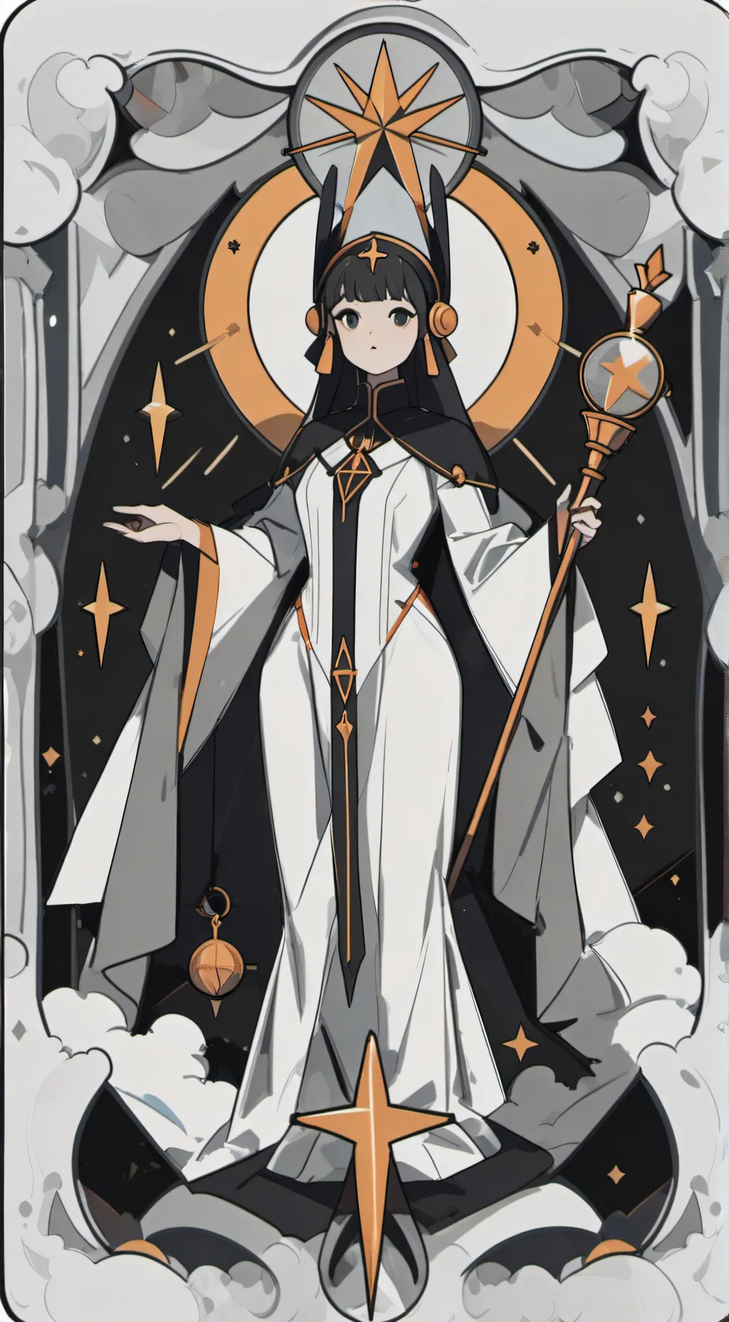 ai character: Only use emojis background