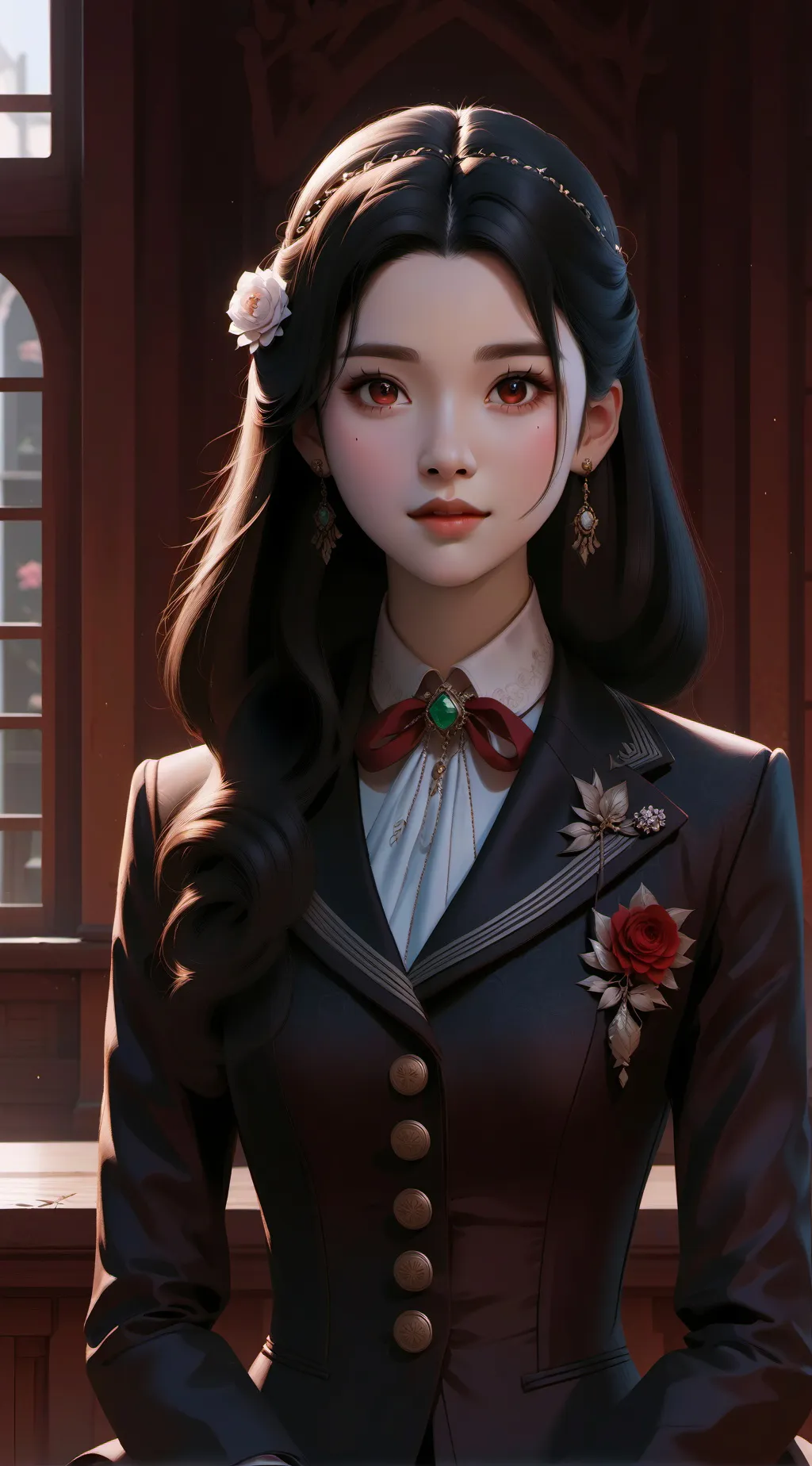 ai character: Кира background