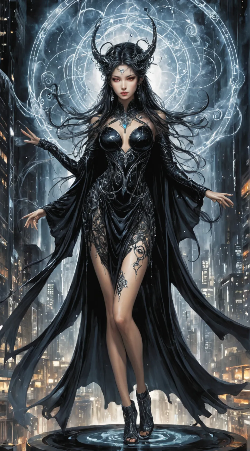 ai character: Nyx background