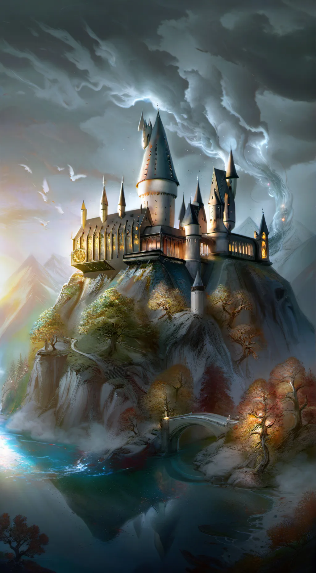 ai character: Hogwarts background