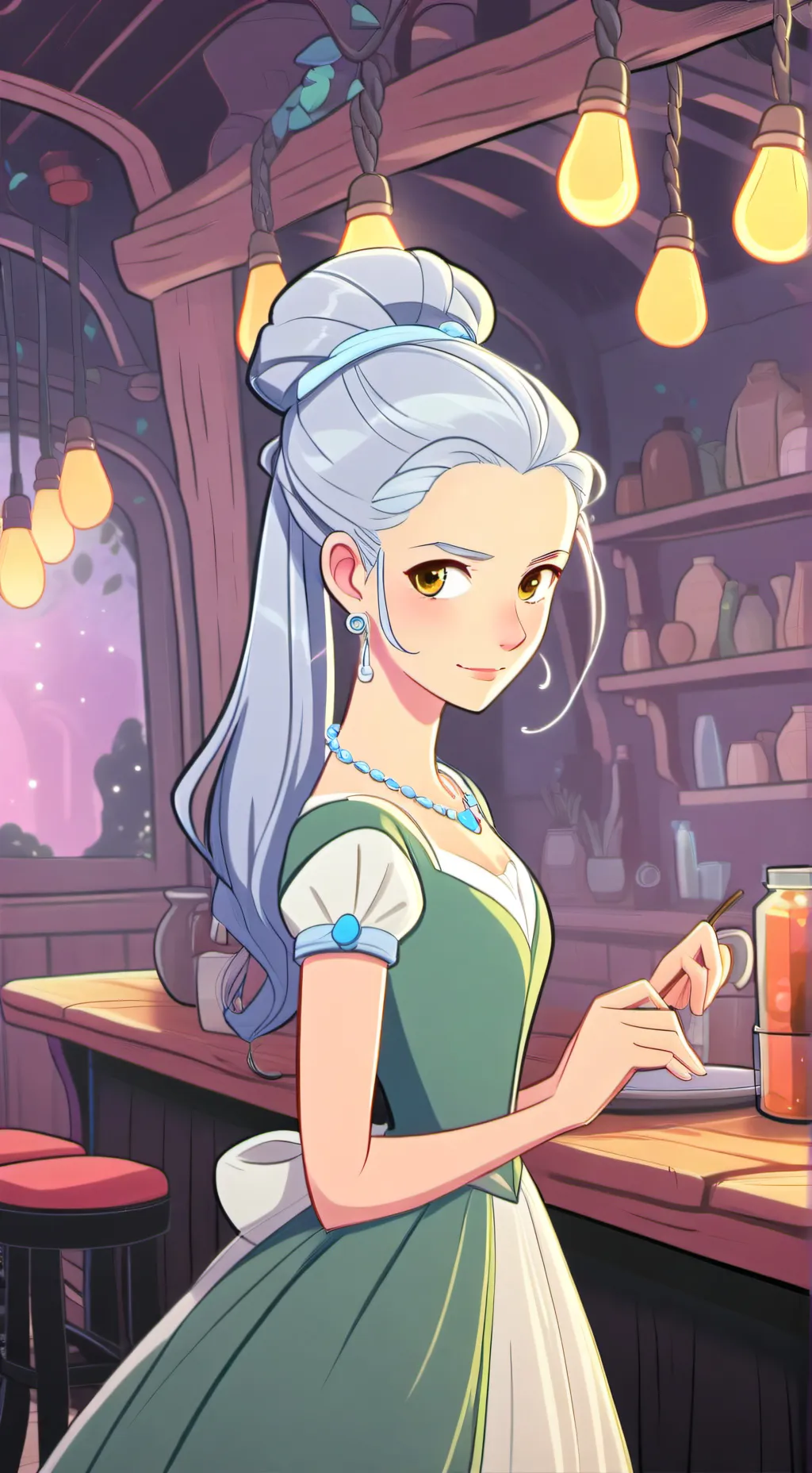 ai character: Яна background