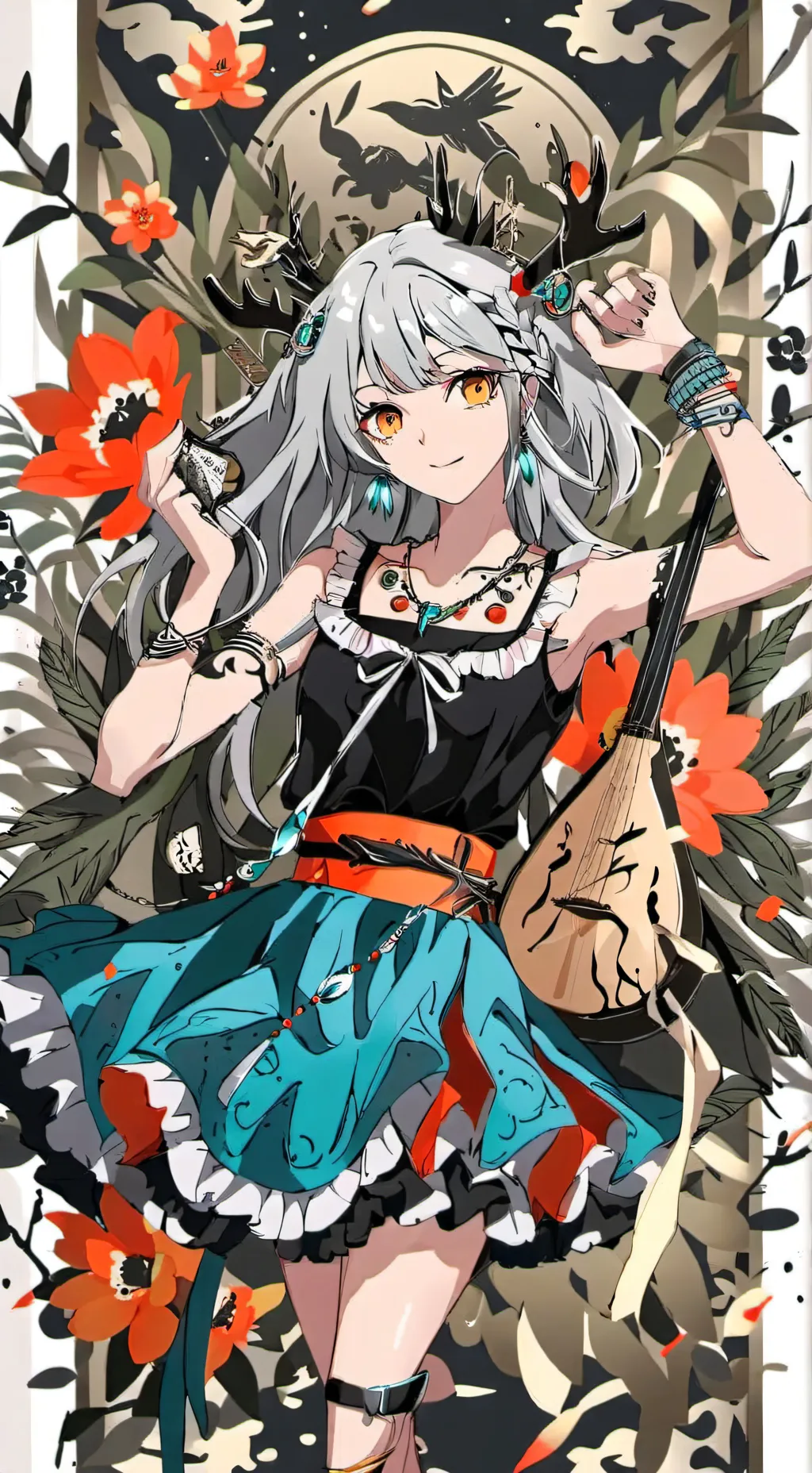 ai character: MHA videocall  background