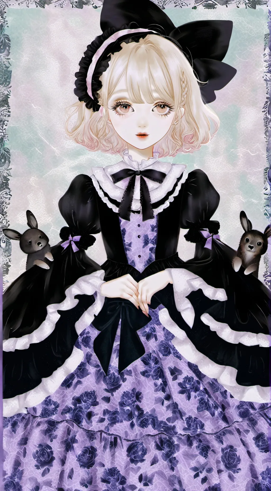 ai character: young depression background