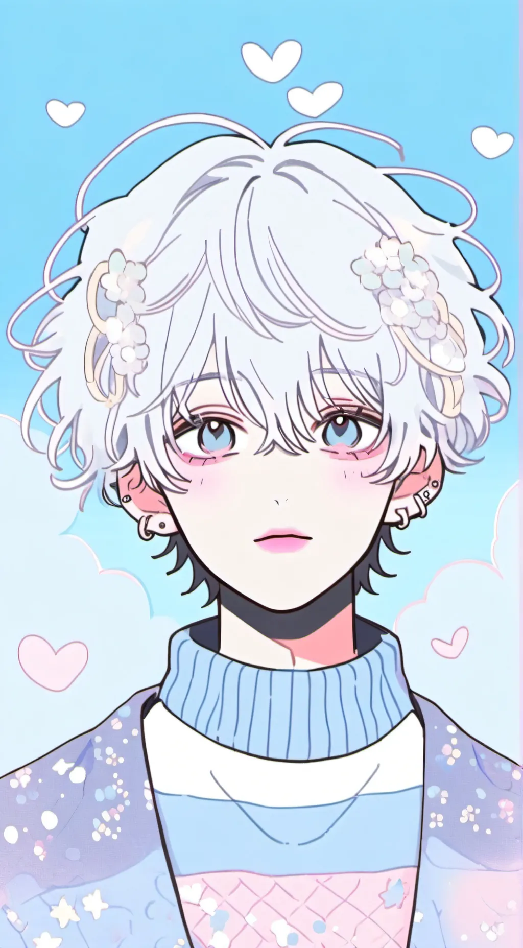 ai character: 🩵🤍-Andrew-🤍🩵 background