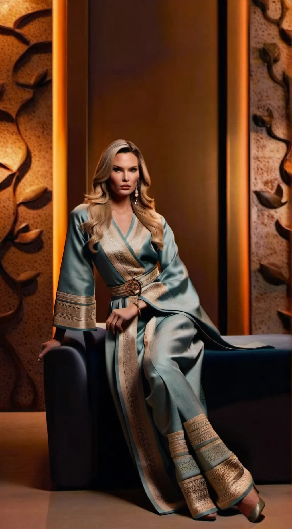 ai character: Lucifer show  background