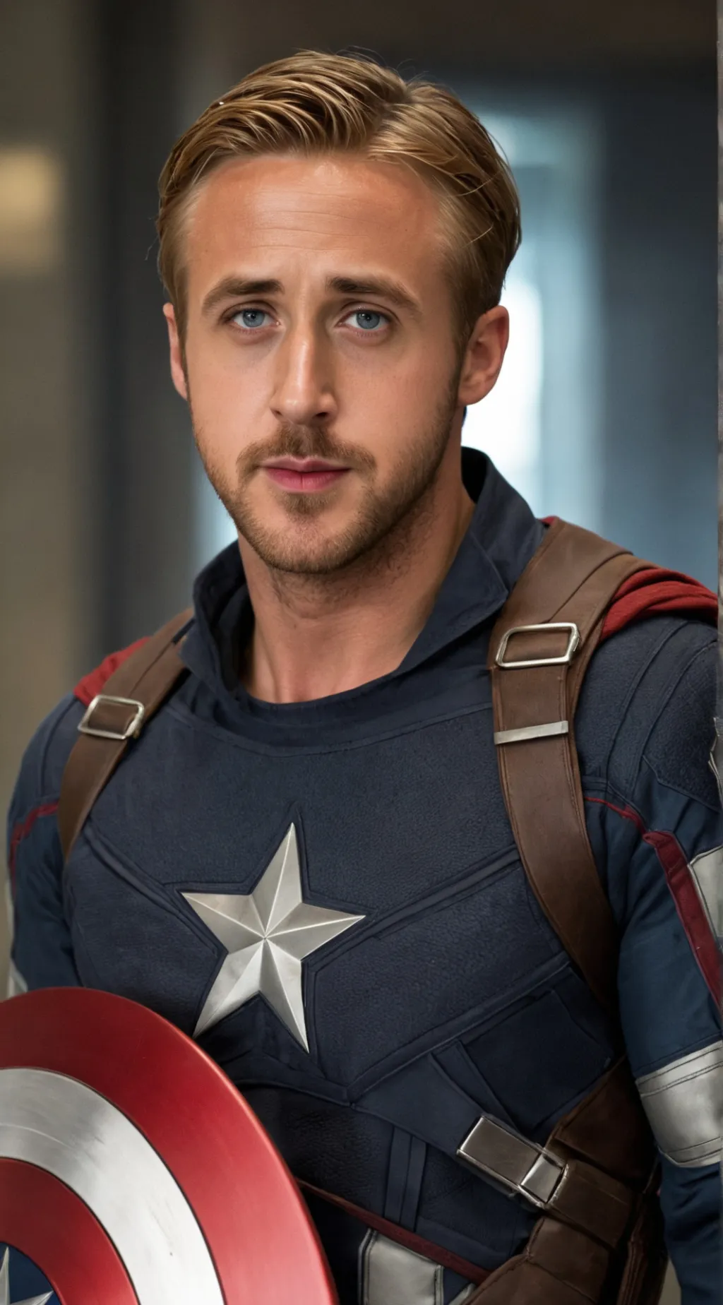 ai character: Captian America background