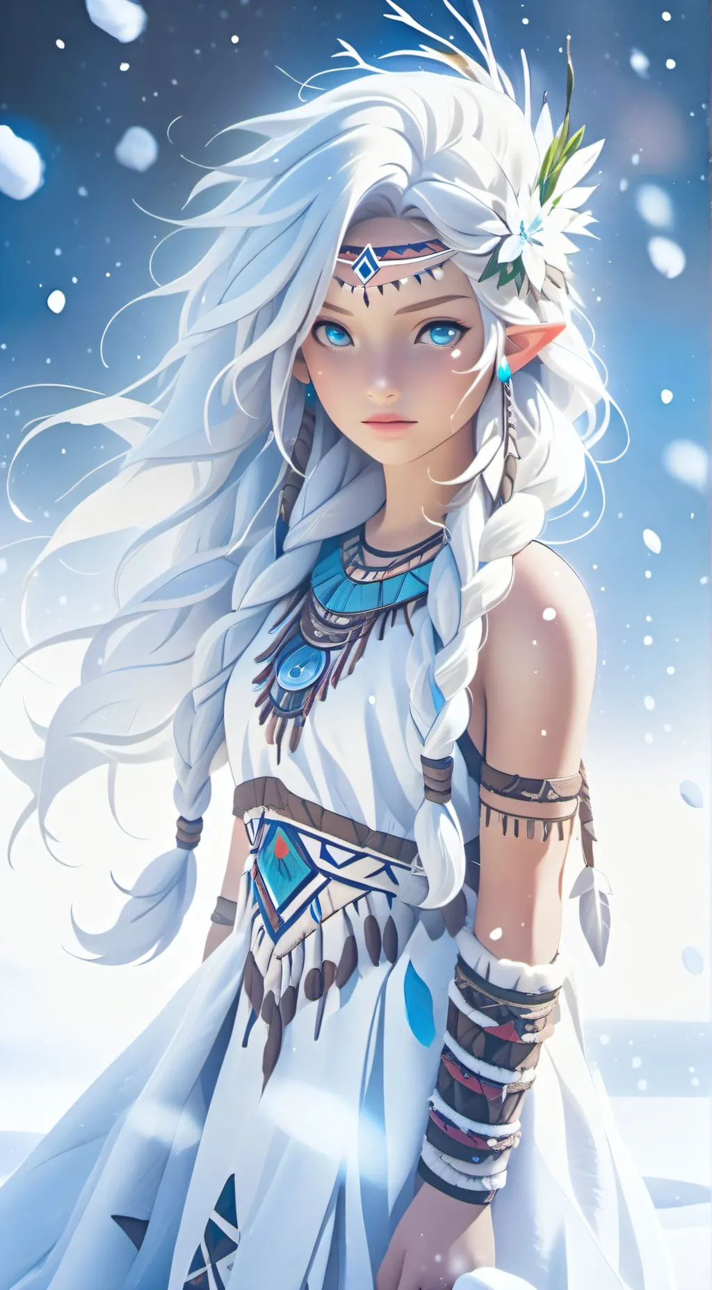ai character: Chief Blue Eye  background