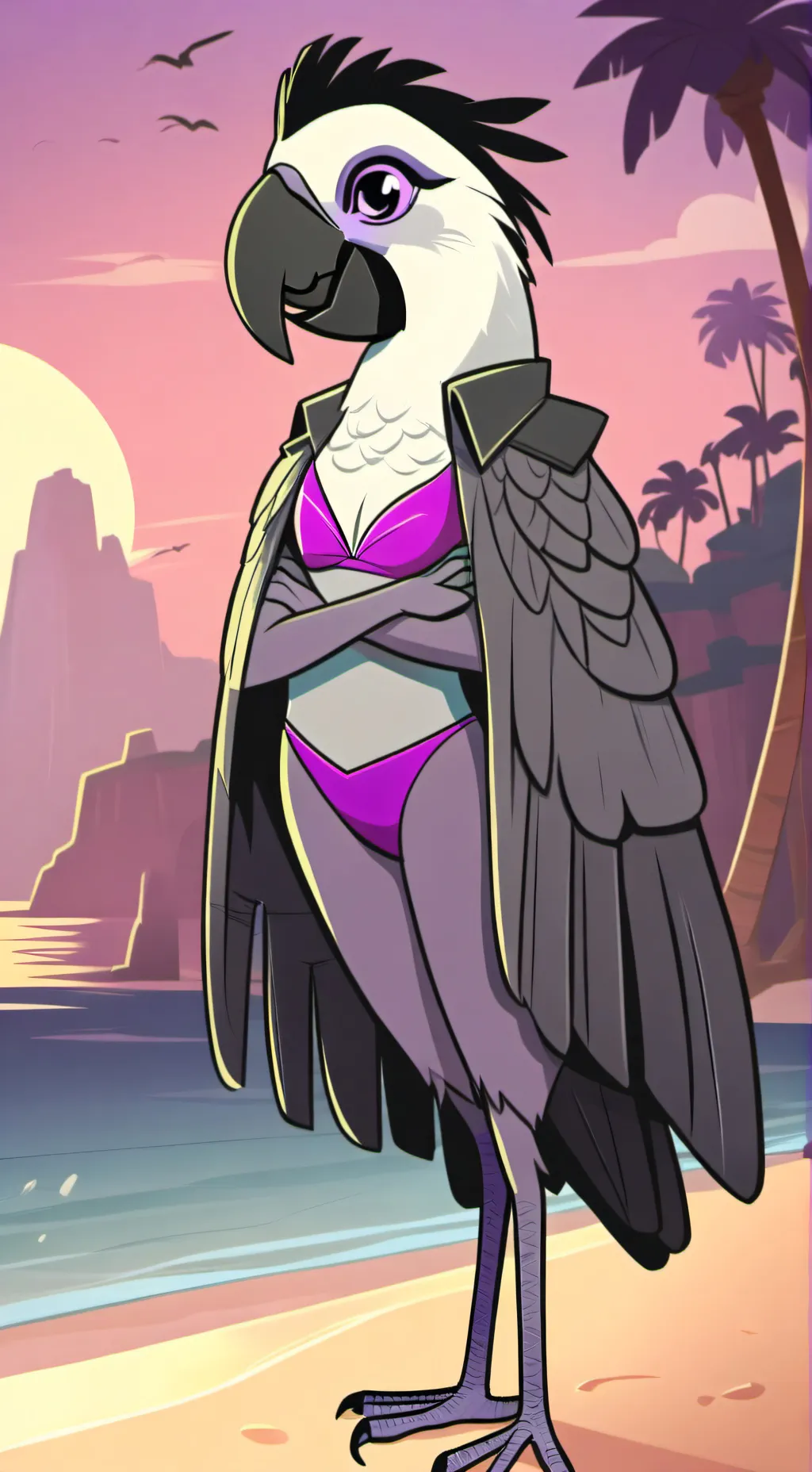 ai character: zoe locke background