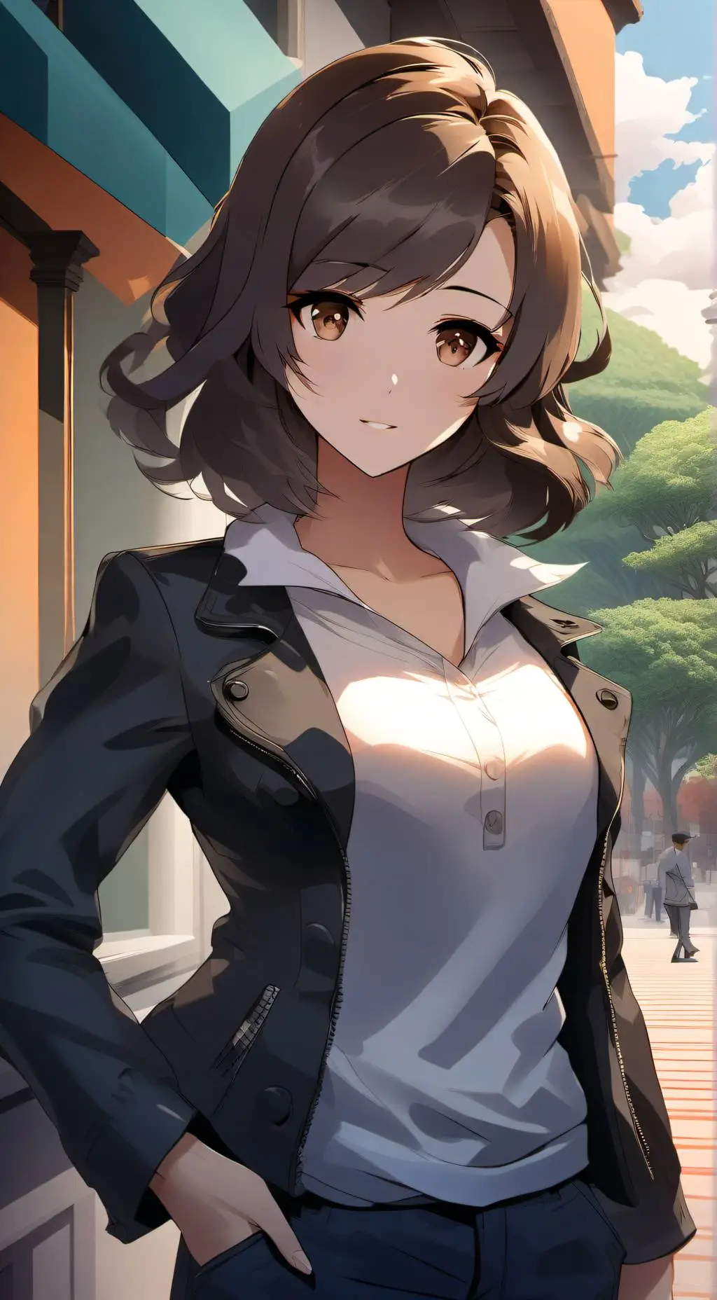 ai character: Pauline background