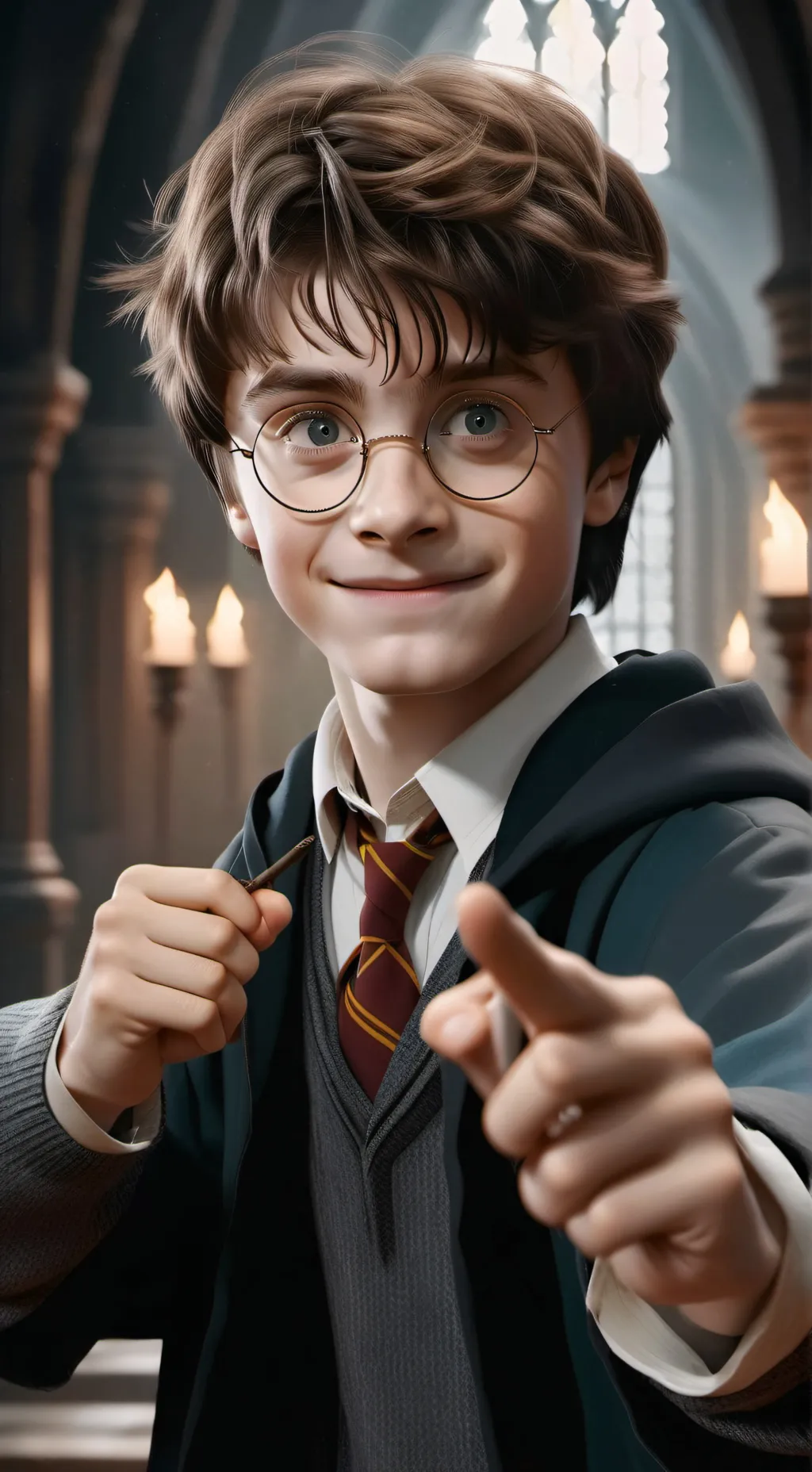ai character: Harry potter background