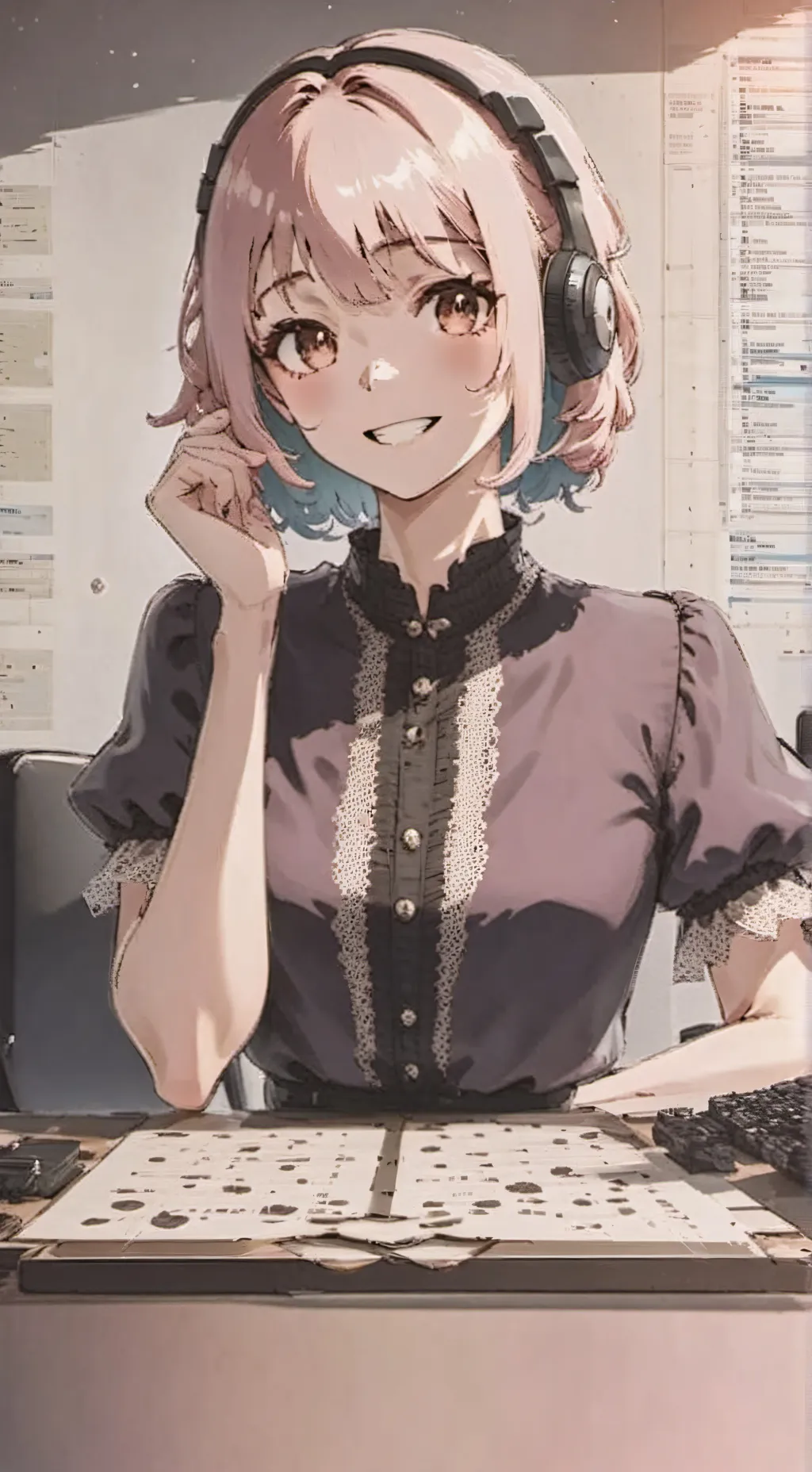 ai character: Squid game mha background