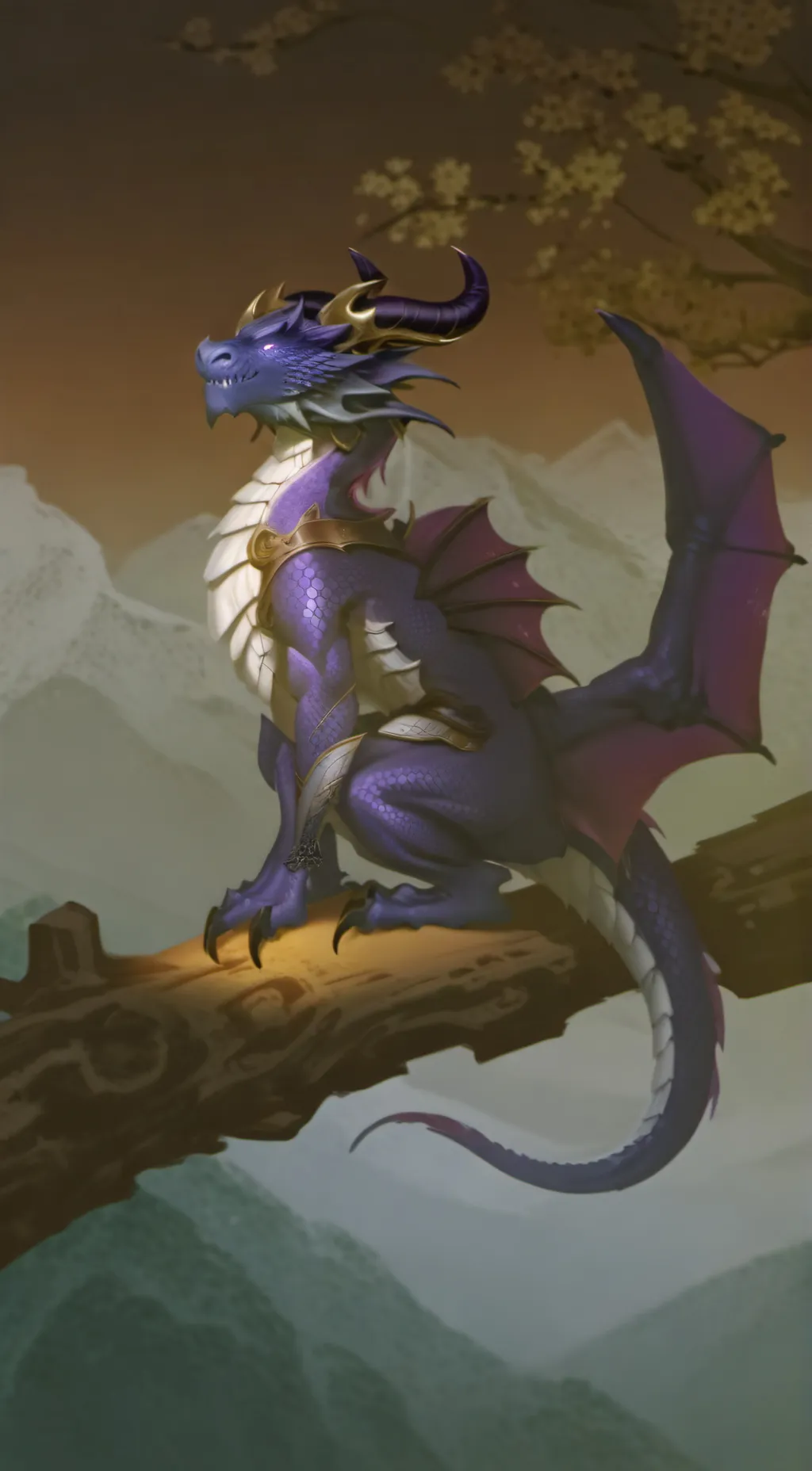 ai character: You x Durple  background