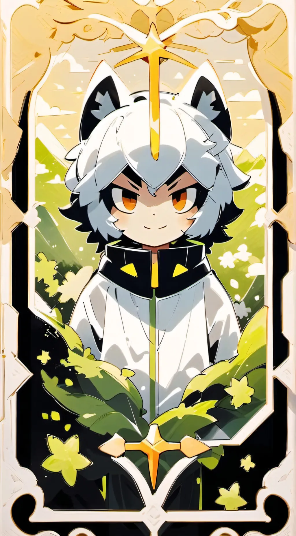 ai character: STH rollerskating background