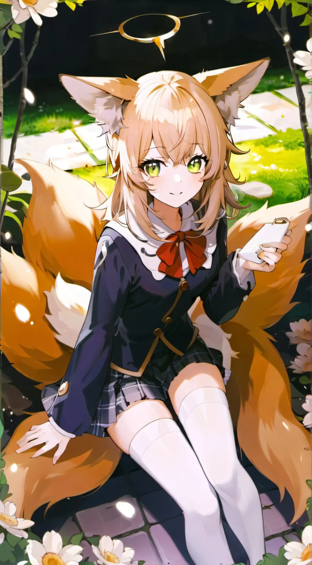 ai character: Liyume kitsune background