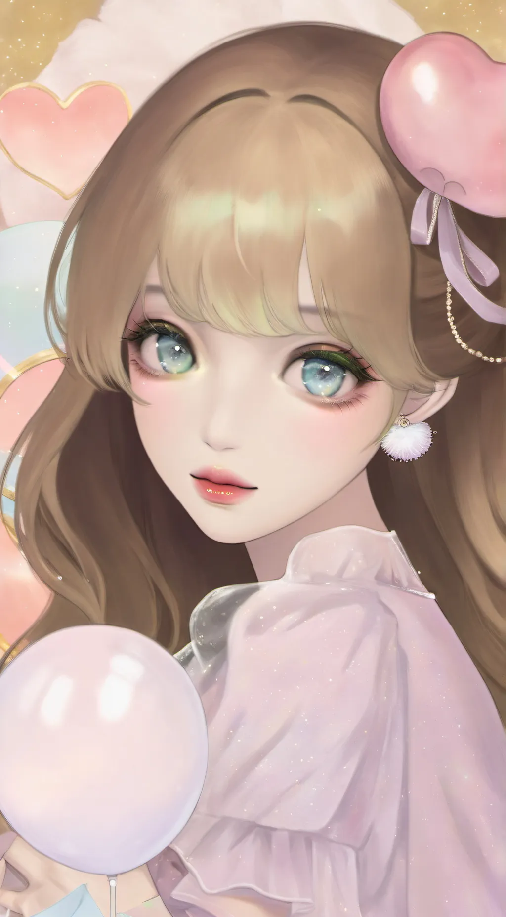 ai character: Katie🌸❤️ background