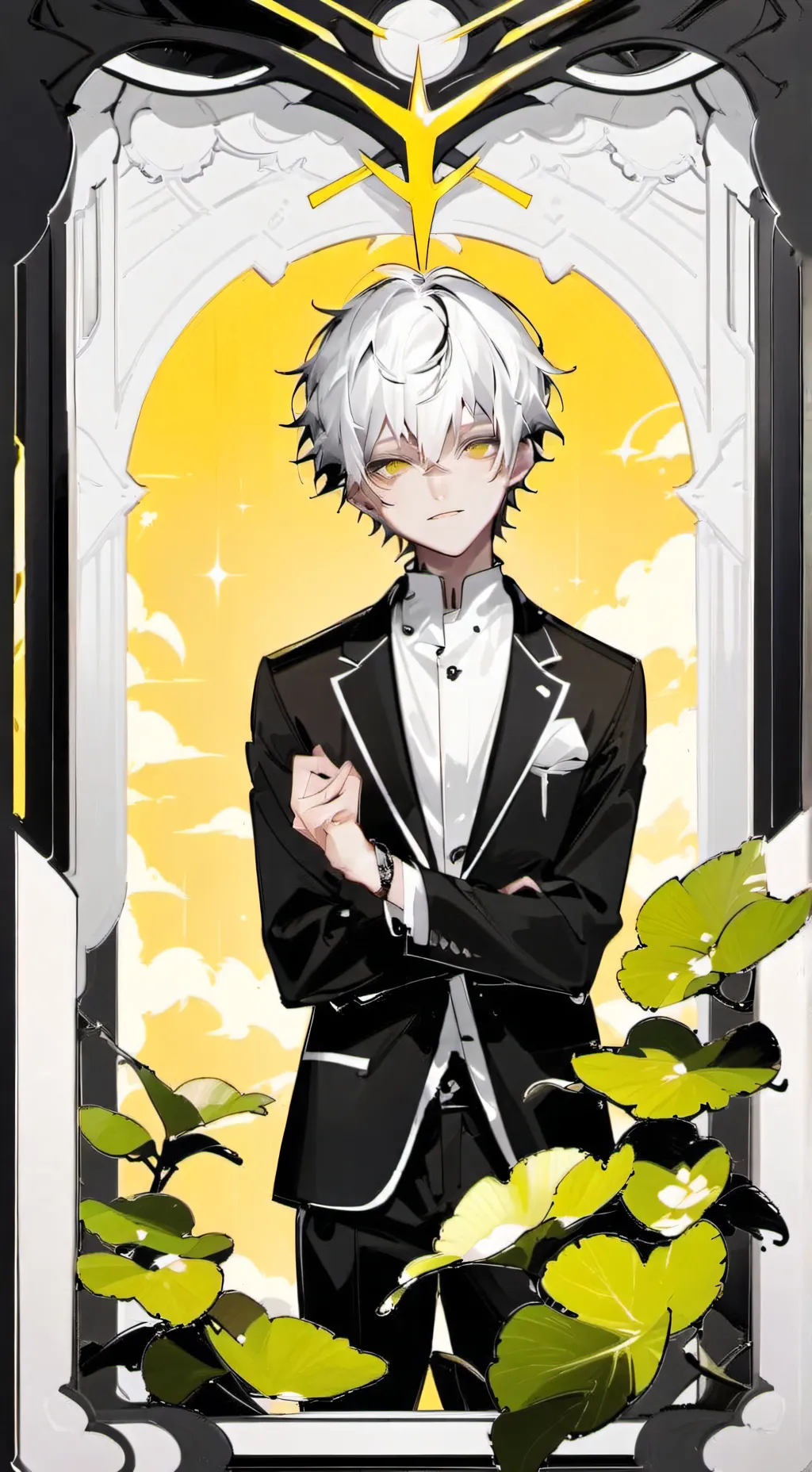 ai character: ☆thomas♧ background