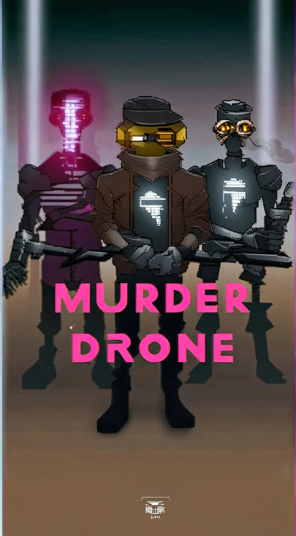 ai character: md + squid games background