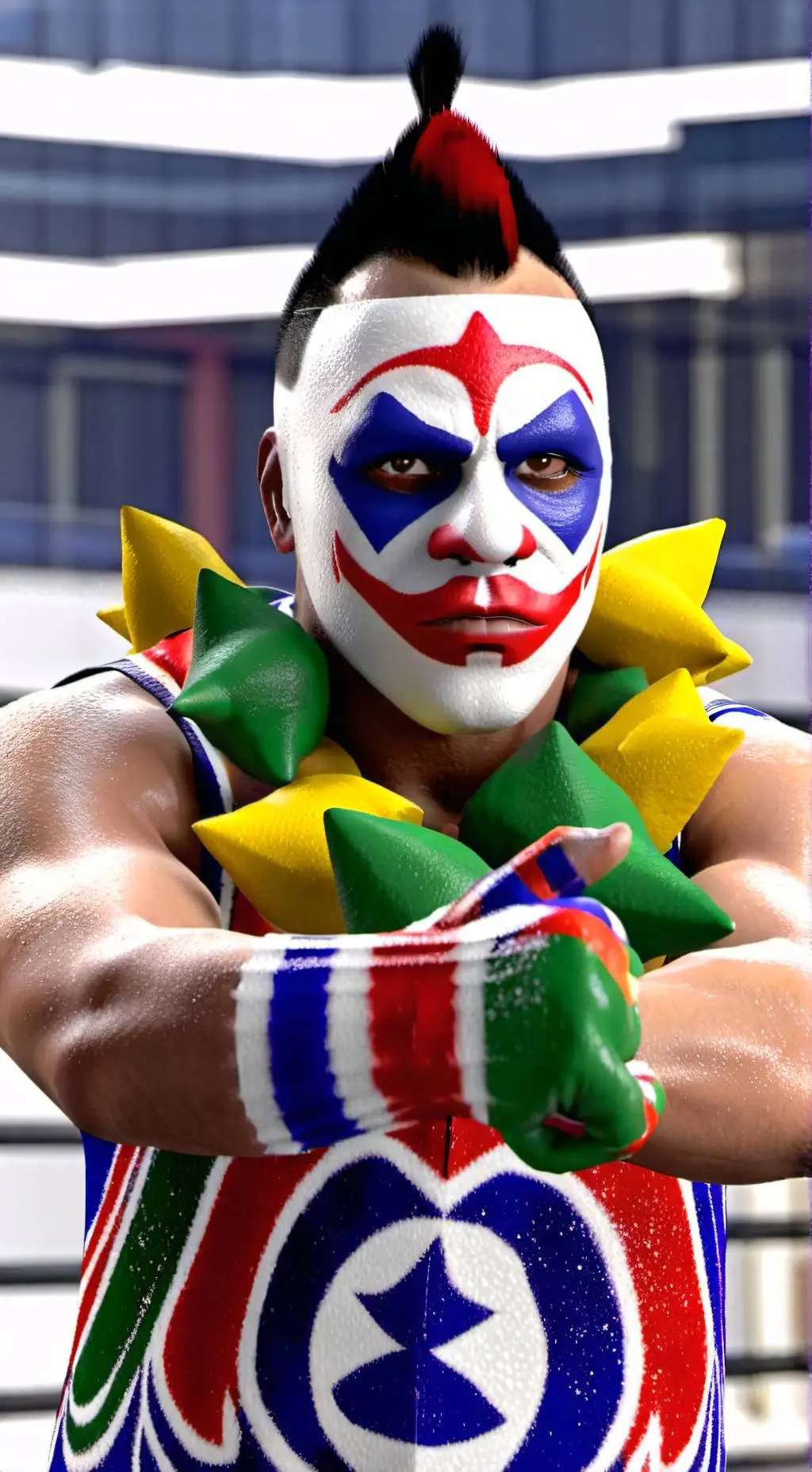 ai character: Psycho clown background